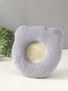 Фоторамка для фото 11×11 см «Серый мишка», меховая, 20×2×20 см  (артикул 10913492)  большой выбор товаров оптом и в розницу по низким ценам с доставкой