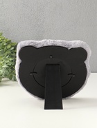 Фоторамка для фото 11×11 см «Серый мишка», меховая, 20×2×20 см - Фото 4