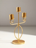 Подсвечник на 3 свечи «Канделябр», d=2.5 см, металл под золото, 14.5×8×24 см - Фото 3