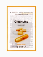 Тканевая маска восстанавливающая Consly «С пробиотиками», 23 мл - Фото 1