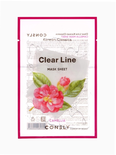 Тканевая маска с маслом японской камелии Consly «Гладкость и эластичность», 23 мл