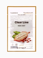 Тканевая маска на основе экстракта какао Consly «Увлажнение и питание», 23 мл (комплект 5 шт) - фото 68178079