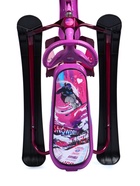 УЦЕНКА Снегокат «Ника кросс» Slalom, розовый, фиолетовый, СНК/SL Nika Kids - Фото 14