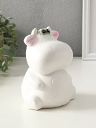 Копилка для денег «Корова», гипс, 19 см, белая - фото 809455655