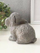 Копилка для денег «Серый зайка», гипс, 15 см - фото 809455666