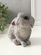 Копилка для денег «Серый зайка», гипс, 15 см - фото 809455667