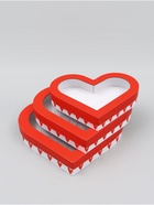 Набор коробок 3 в 1 «Любовь», 28 х 5 см, 32 х 5,5 см, 35 х 6 см - фото 68975118