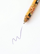 Подарочный набор, блок бумаги 30 л., ручка синяя паста 1.0 мм, 5 шт. наклеек «Настоящему герою» - Фото 7