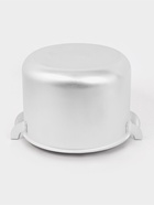 Кастрюля, 10 л, d=26 см, металлические ручки и крышка, листовой алюминий 1.5 мм, серебристая 10983421