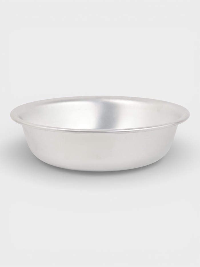 Таз алюминиевый, 14 л, d=45 см, толщина 1.75 мм, серебристый - Фото 1