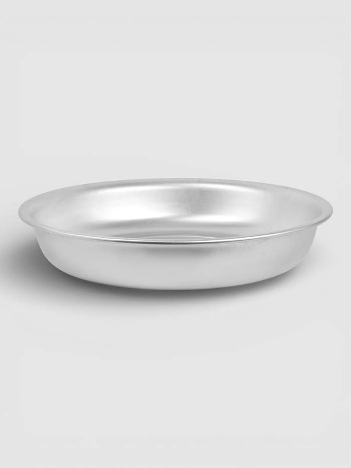 Таз алюминиевый, 33 л, d=65 см, толщина 1.75 мм, серебристый - Фото 1