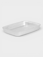 Противень, 4.5 л, 42.4×28.4 см, h=5.5 см, листовой алюминий 1.5 мм, серебристый - Фото 2