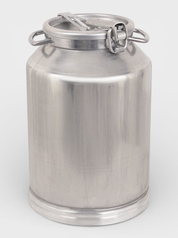 Бидон (фляга), 40 л, алюминий марки А5, толщина 2.4 мм - Фото 1