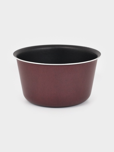 Форма для куличей, d=10 см, антипригарное покрытие, без крышки, бордовая