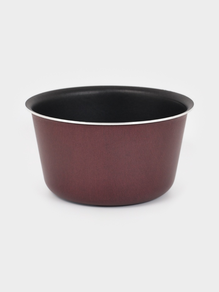 Форма для куличей, d=10 см, антипригарное покрытие, без крышки, бордовая - Фото 1