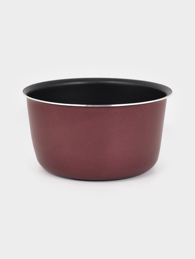 Форма для куличей, d=14 см, антипригарное покрытие, без крышки, бордовая