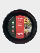 Форма для куличей, d=18 см, антипригарное покрытие, без крышки, бордовая 10983439