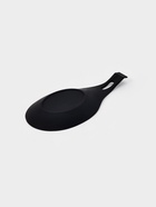 Подставка под ложку Доляна, 20×9.5 см, силикон, чёрная  (артикул 10911955)  большой выбор товаров оптом и в розницу по низким ценам с доставкой