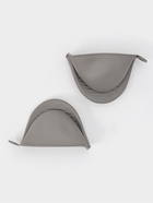 Прихватки кухонные, набор 2 шт., 9×4.5×7.5 см, силикон, серые - Фото 2