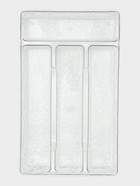 Лоток под столовые приборы Magistro «Кристалл», 4 отделения, 29×17×4.5 см, пластик, прозрачный - фото 68178259