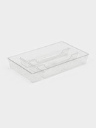 Лоток под столовые приборы Magistro «Кристалл», 4 отделения, 29×17×4.5 см, пластик, прозрачный - Фото 3