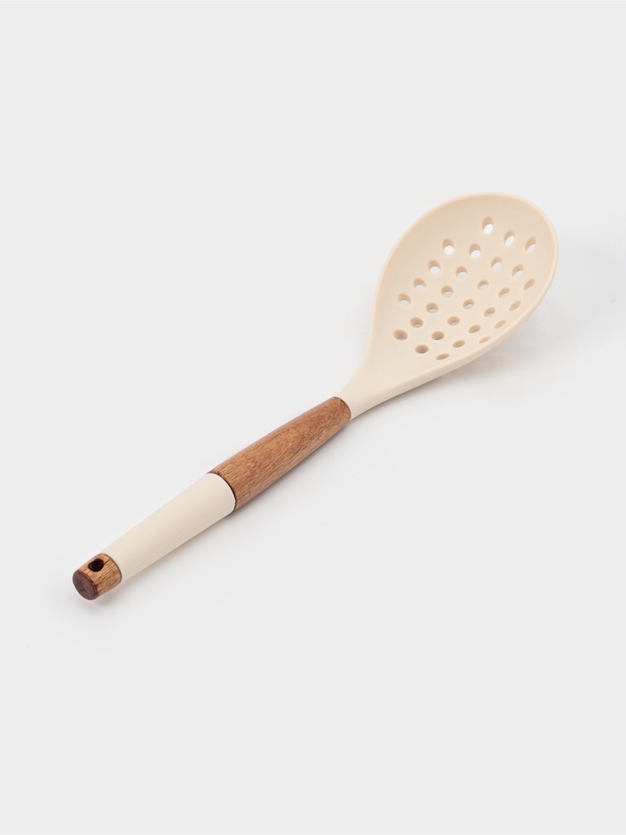 Шумовка Magistro «Сильвуд», 30.5×8.5 см, силикон, бежевая - Фото 1