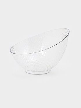 Ваза для фруктов Magistro «Кристалл», 18×17×11.5 см, пластик, прозрачная