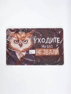 Коврик придверный «Уходите, мы вас не звали», 38×58 см - Фото 8