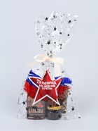 Подарочный набор «23 февраля»: чай, варенье из шишек, бальзам с шиповником - фото 809478213