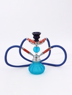 УЦЕНКА Кальян «Фуджейра», 25 см, 2 трубки, синий - Фото 1