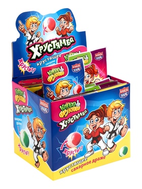 Драже сахарное хрустящее «Хрустямба. Клёво-Фруктово», 10 г