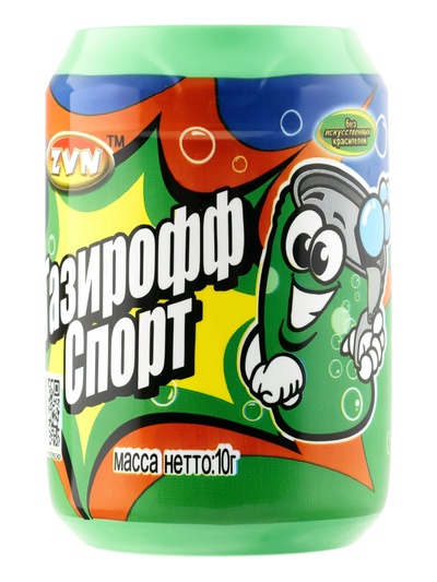 Конфета «Газирофф», со вкусом лимона и колы, 10 г