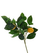 Цветы искусственные "Ветка лимона" d-5 см 44 см, жёлтый - фото 68178374