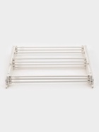 Сушилка для белья напольная LaDо́m, складная, раздвижная, металл, белая - Фото 9