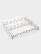 Сушилка для белья напольная LaDо́m, складная, раздвижная, металл, белая - Фото 10