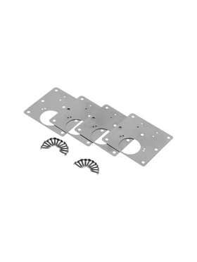 Ремкомплект для мебельной петли ТУНДРА, пластина 9×9 см, набор 4 шт.  (артикул 10941696)  большой выбор товаров оптом и в розницу по низким ценам с доставкой