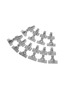 Петля мебельная с доводчиками ТУНДРА, накладная, угол 90 градусов, набор 10 шт.  (артикул 10941699)  большой выбор товаров оптом и в розницу по низким ценам с доставкой