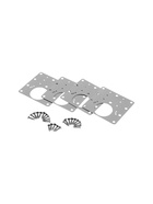 Ремкомплект для мебельной петли ТУНДРА, 8×8 см, набор 4 шт.  (артикул 10941719)  большой выбор товаров оптом и в розницу по низким ценам с доставкой