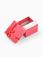 Набор подарочных коробочек под кольцо 6 шт. «Горошек» с бантом, 4.5×4.5 см, МИКС - фото 68178434