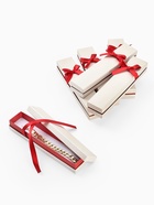 Набор коробочек под браслет, цепочку, часы 6 шт. «Лента», 21×4 см, бело-бордовый - фото 68178455