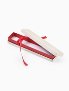 Набор коробочек под браслет, цепочку, часы 6 шт. «Лента», 21×4 см, бело-бордовый - фото 68178457