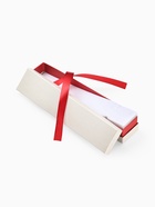 Набор коробочек под браслет, цепочку, часы 6 шт. «Лента», 21×4 см, бело-бордовый - фото 68178458