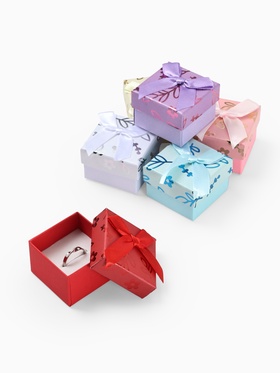 Набор коробочек подарочных 6 шт. под серьги/кольцо 
