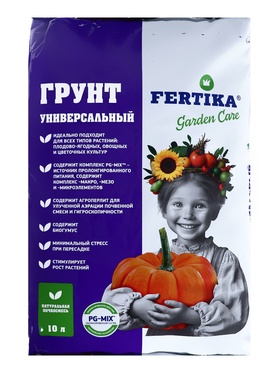 Грунт Универсальный «Фертика», 10 л, 3 кг 10975332