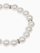 Набор детский «Выбражулька» 2 предмета: бусы, браслет d=6 см жемчуг, белый в серебре (комплект 2 шт) - фото 68178488