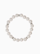 Набор детский «Выбражулька» 2 предмета: бусы, браслет d=6 см жемчуг, белый в серебре (комплект 2 шт) - фото 68178489