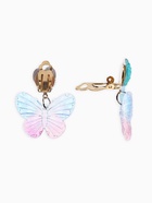 Набор детских украшений «Выбражулька. Бабочка», 3 предмета: бусы, браслет d=6 см, клипсы, белый, голубой - фото 68178509