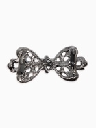 Зажим для кардигана «Ажур. Тюльпан», серый в сером - фото 68178557