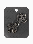 Зажим для кардигана «Ажур. Тюльпан», серый в сером - фото 68178560