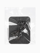 Зажим для кардигана «Ажур. Тюльпан», серый в сером - фото 68178562